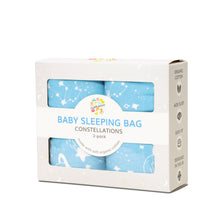 Load image into Gallery viewer, Baby Sleeping Bags - Constellations, Blue