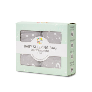 Baby Sleeping Bags - Constellations, Grey